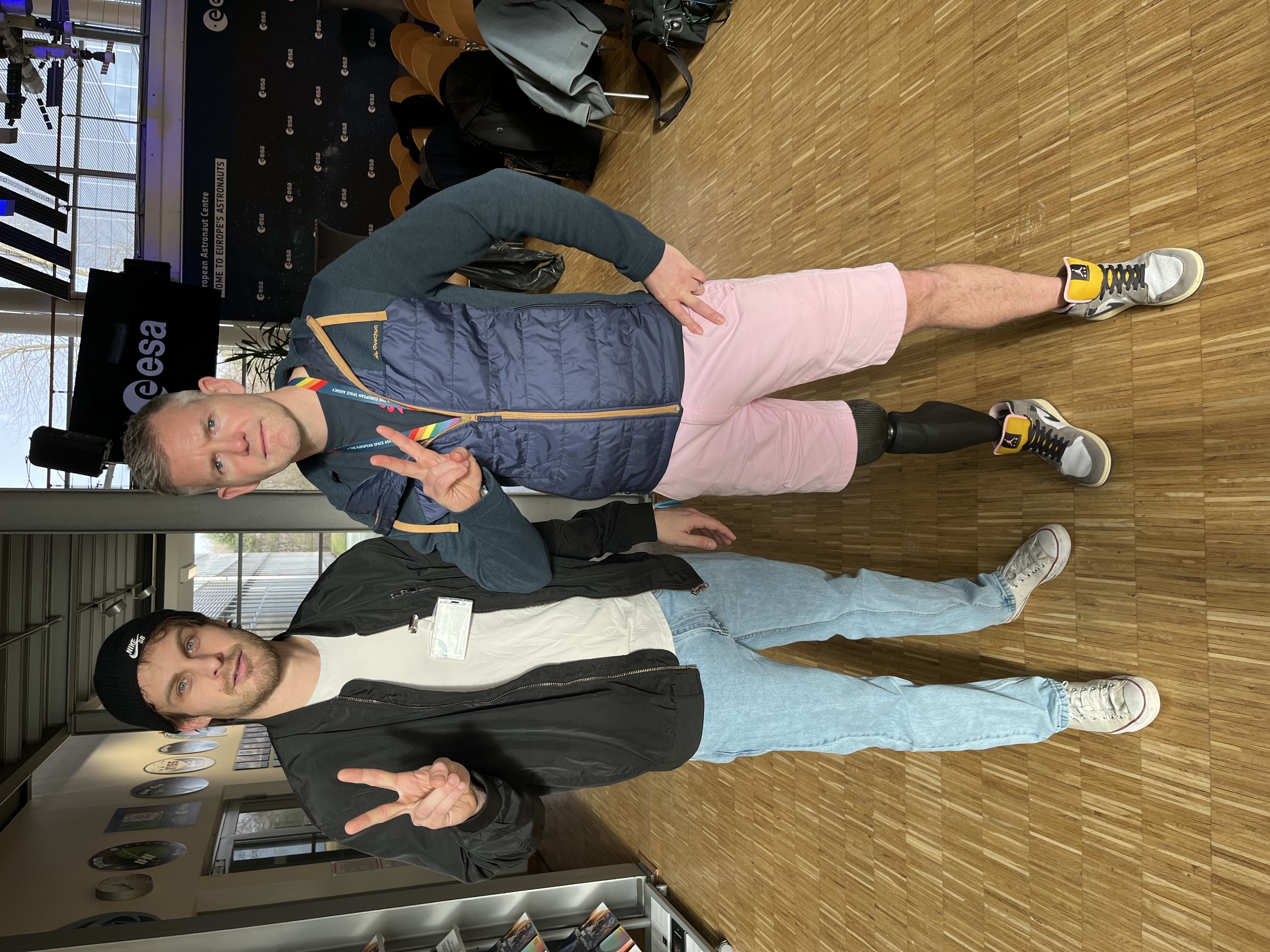 Kevin at ESA European Astronaut Centre